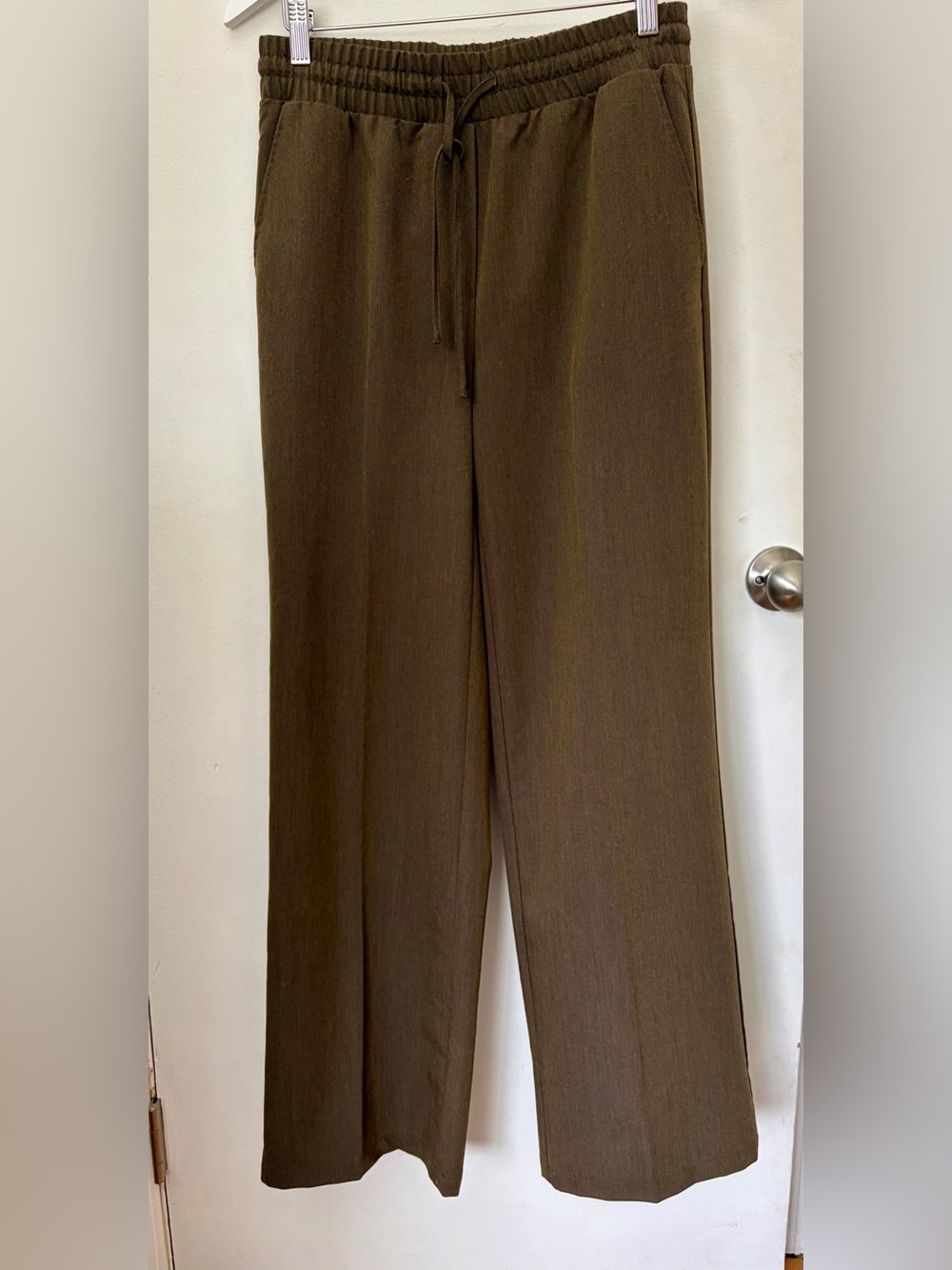 Minimum Olive Green Drawstring Waist Trousers